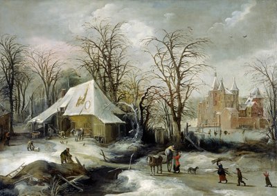 Winter Landscape by Joos or Josse de Momper